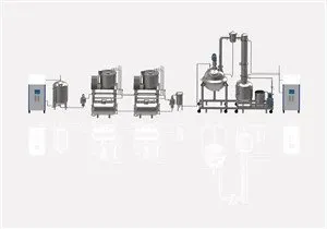 Центробежна единица за извличане и изпаряване